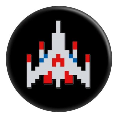 8-bit: Spaceship - Pinback Button - The Vault