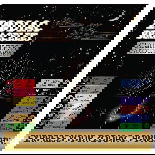 Astrology: Zodiac - Bracelet - The Vault