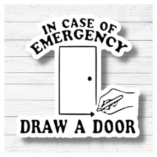 Beetlejuice: Draw a Door - Sticker - The Vault