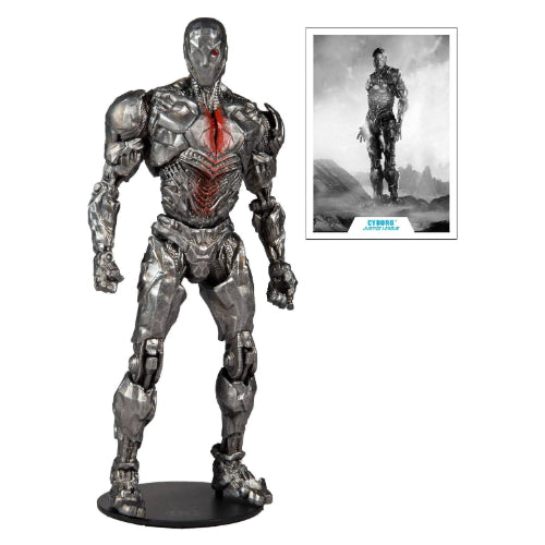 DC Multiverse: Justice League - Cyborg with Face Shield (Modern) - The Vault