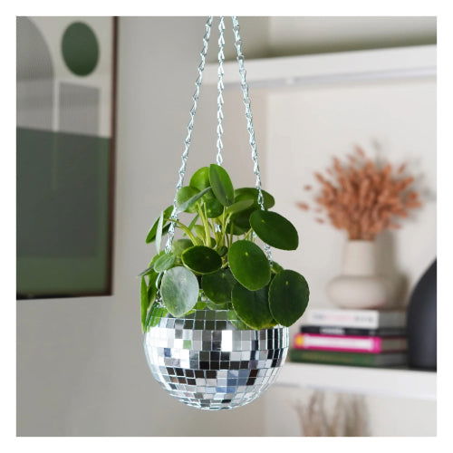 disco plant pot Disco Ball Hanging Planter 6 Inches