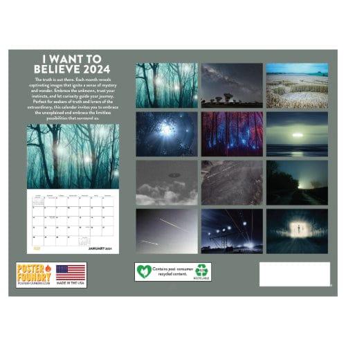 Fantasy: I Want to Believe - 2024 Wall Calendar - The Vault