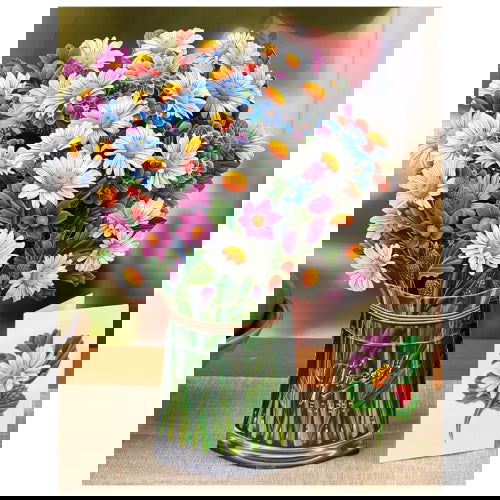 Field of Daisies: Pop-Up Bouquet Greeting Card - FreshCut Paper - The Vault