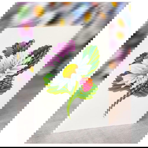 Field of Daisies: Pop-Up Bouquet Greeting Card - FreshCut Paper - The Vault