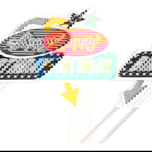 Flashing Birthday Cake Topper - The Vault