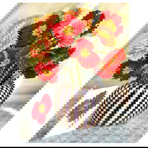 French Poppies: Pop-Up Bouquet Greeting Card - FreshCut Paper - The Vault