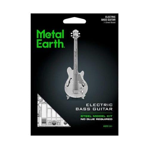 Guitar: Electric Bass - Metal Earth Steel Model Kit - The Vault