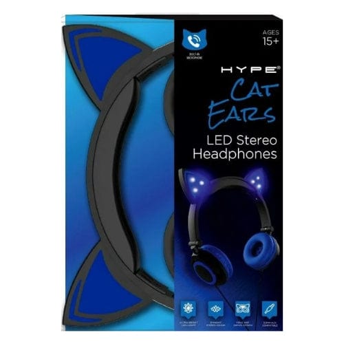 HYPE Cat Ears: Headphones - Blue - The Vault