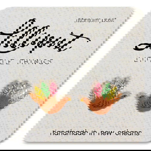 Hand Turkey: Earrings - Lilliput Little Things - The Vault