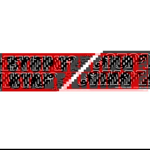 Lifestyle: Stop Texting Start Living - Bumper Sticker - The Vault