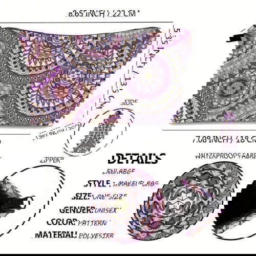 Mandala: Purple - Cosmetic Bag - The Vault
