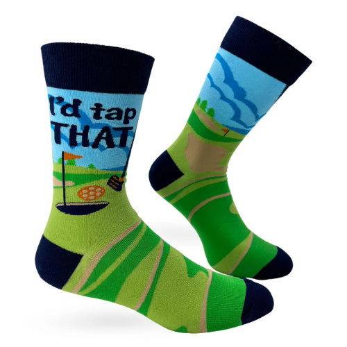 Novelty: I'd Tap That - Crew Socks - The Vault