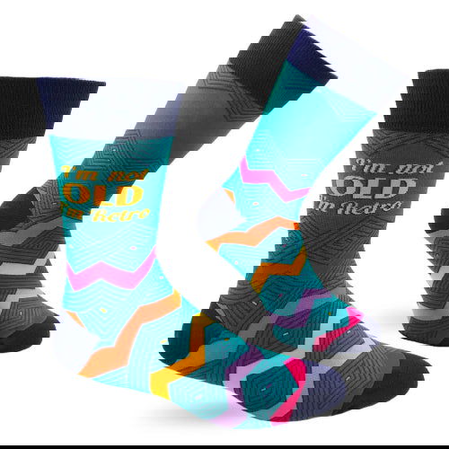 Novelty: I'm Not Old I'm Retro - Crew Socks - The Vault