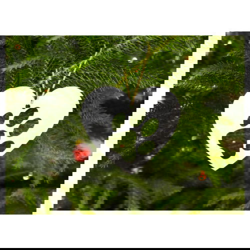 Paw Print: Christmas Ornament - Iron Maid Art - The Vault