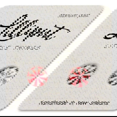 Peppermint Candy: Earrings - Lilliput Little Things - The Vault