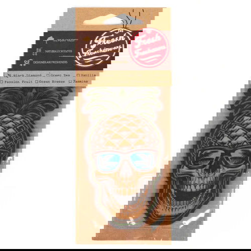 Pineapple Skull: Black Diamond - Fresh Fresheners - The Vault