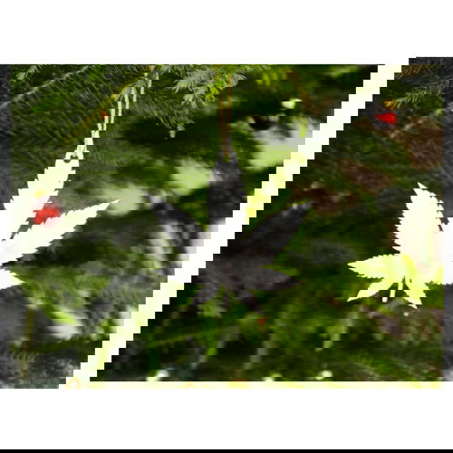 Pot Leaf: Christmas Ornament - Iron Maid Art - The Vault