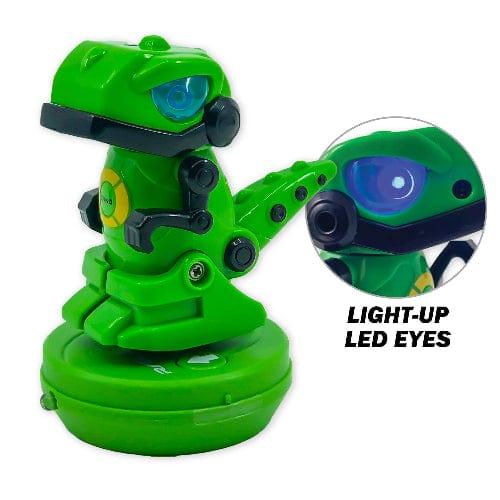 RC: Mini Robot In A Can - Green Dino - The Vault