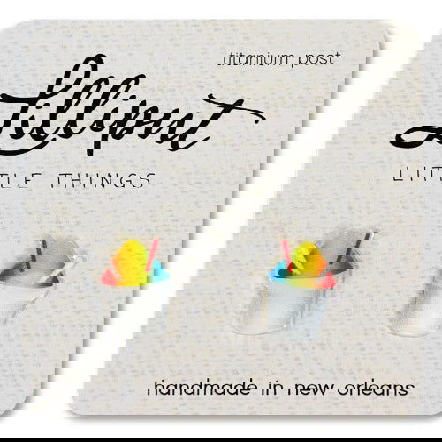 Rainbow Snoball: Earrings - Lilliput Little Things - The Vault