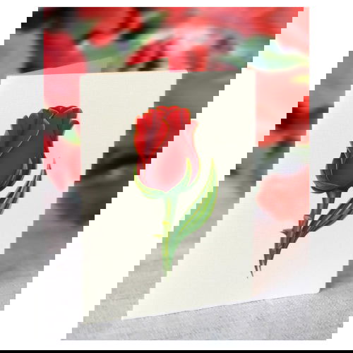 Red Roses: Pop-Up Bouquet Greeting Card - FreshCut Paper - The Vault