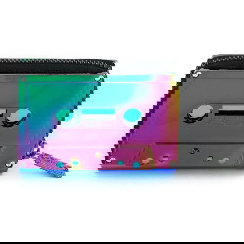 Retro Cassette Wallet: Electro Black - Fydelity - The Vault