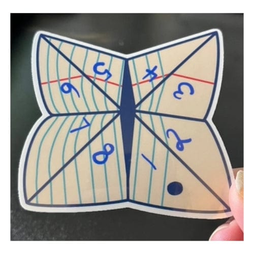 Retro: Cootie Catcher - Sticker - The Vault