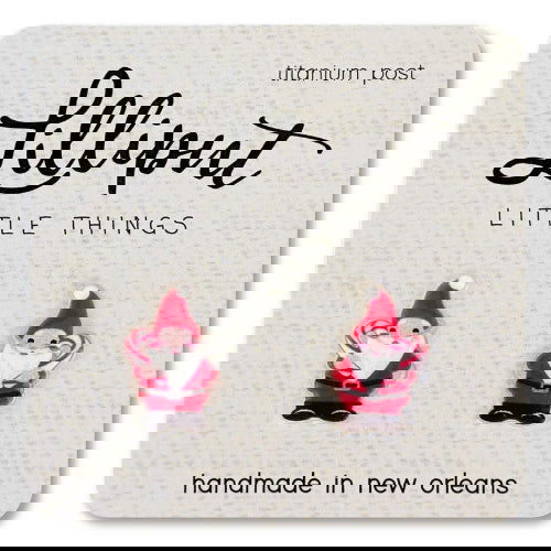 Santa Gnome: Earrings - Lilliput Little Things - The Vault