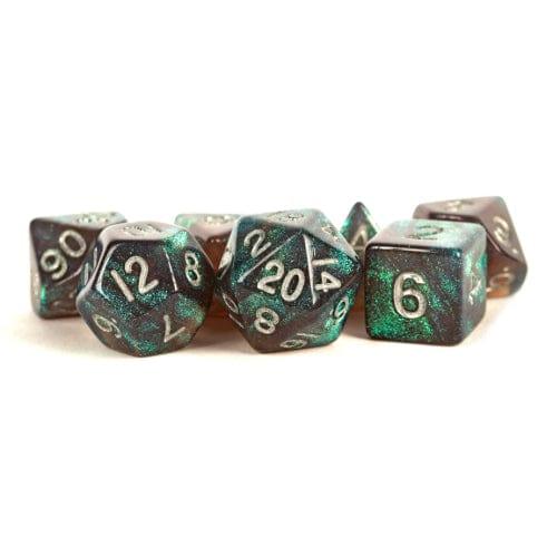 Stardust Gray w/ Silver Numbers: Dice Set - FanRoll™ - The Vault