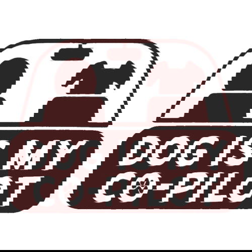 Slogan: Dog Is My Co-Pilot - Bumper Sticker - The Vault