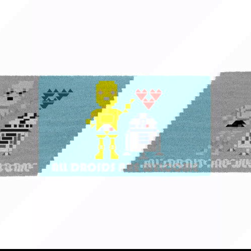 Star Wars All Droids Are Welcome: Doormat - Pyramid America - The Vault