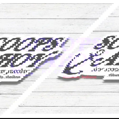 Stranger Things: Scoops Ahoy - Sticker - The Vault