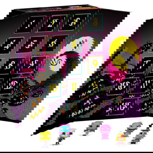 The Nightmare Before Christmas: 2022 Edition Blacklight 13-Day - Funko Advent Calendar - The Vault