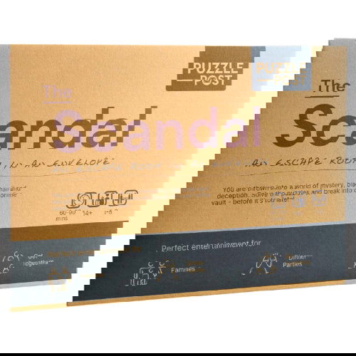 The Scandal: An Escape Room in an Envelope - Puzzle Post - The Vault