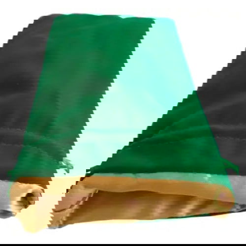 Velvet Dice Bag With Satin Liner: Green - FanRoll™ - The Vault