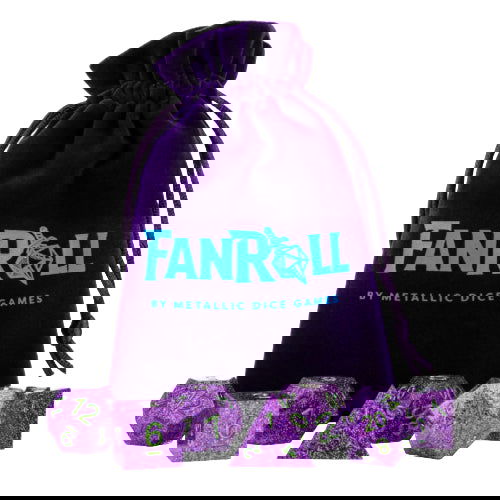 Velvet Dice Bag With Satin Liner: Logo - FanRoll™ - The Vault