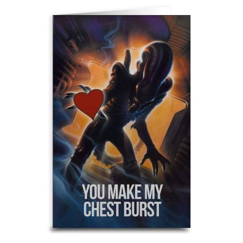 Alien: You Make My Chest Burst - Greeting Card - The Vault