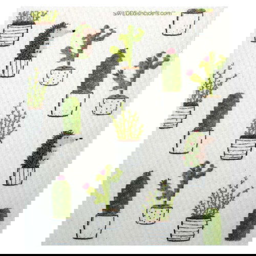 Cactus Collage: Single Cloth - SWEDEdischcloths - The Vault