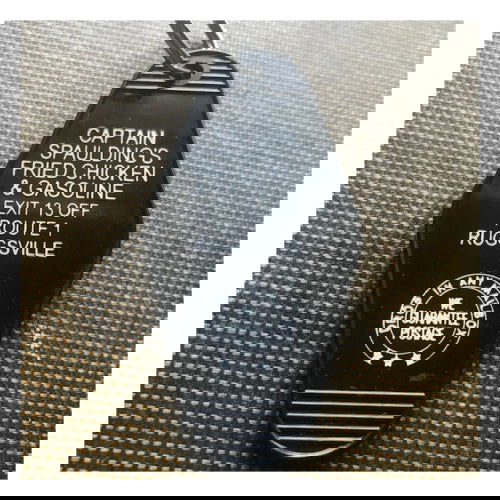 Captain Spaulding's: Fried Chicken & Gasoline - Motel Key Fob - The Vault