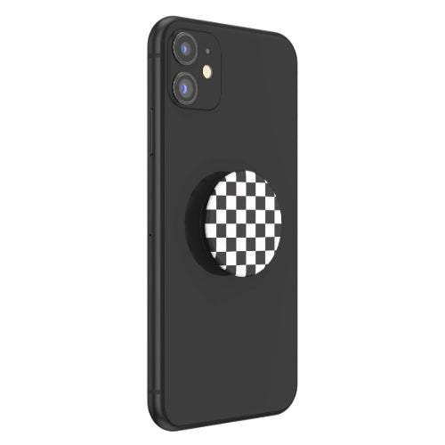 Checker Black: PopSockets - PopGrip - The Vault