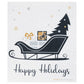 Christmas Sleigh: Single Cloth - SWEDEdischcloths - The Vault