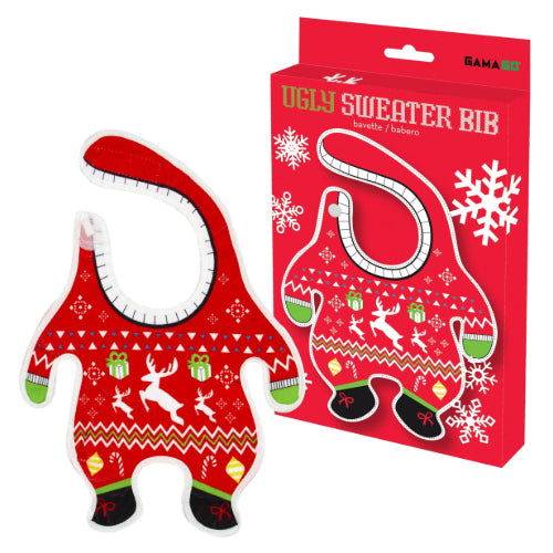 Christmas: Ugly Sweater - Baby Bib - The Vault