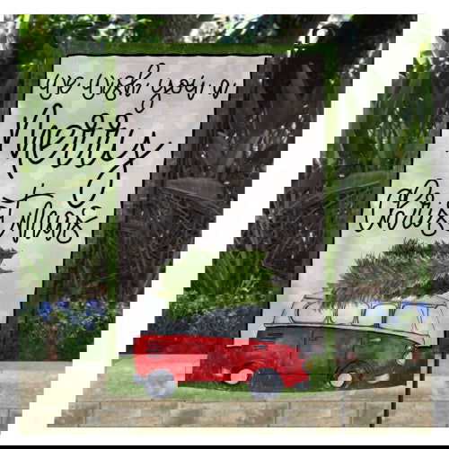 Christmas: Van with Trees - Garden Flag - The Vault