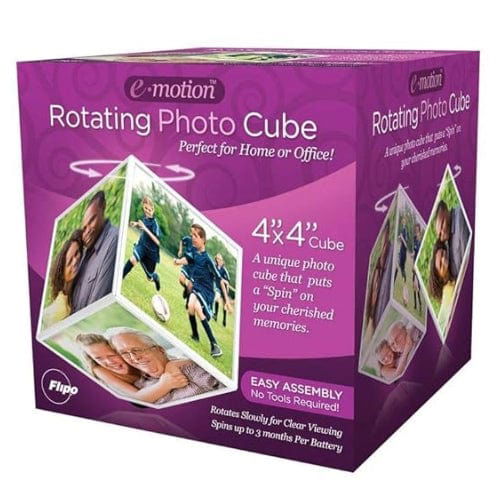 Decor: Rotating Photo Cube - Flipo e-motion™ – The Vault