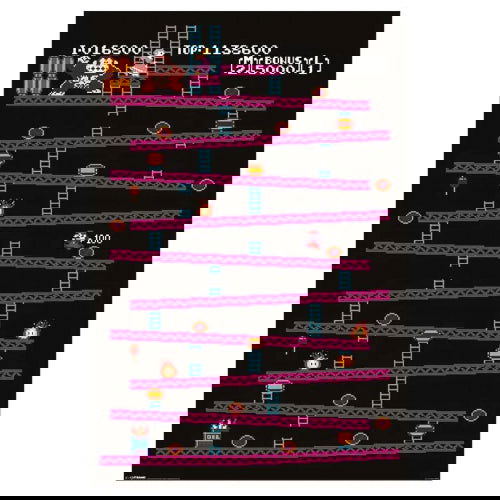 Donkey Kong Level 1: Poster - Pyramid America - The Vault