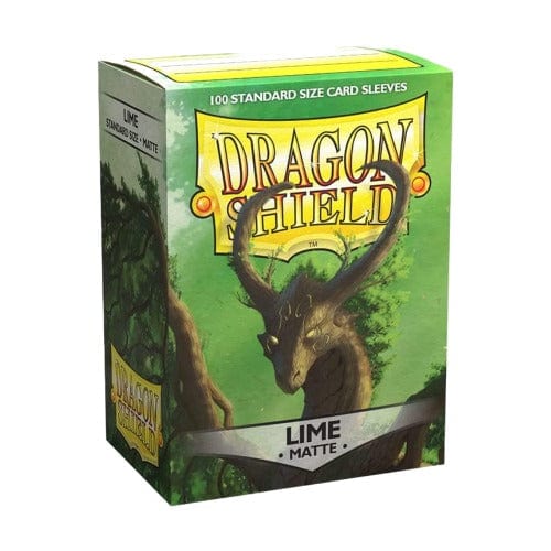 Dragon Shield: Matte Lime - 100ct - The Vault
