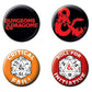 Dungeons & Dragons: Button Set 1 - Ata-Boy - The Vault