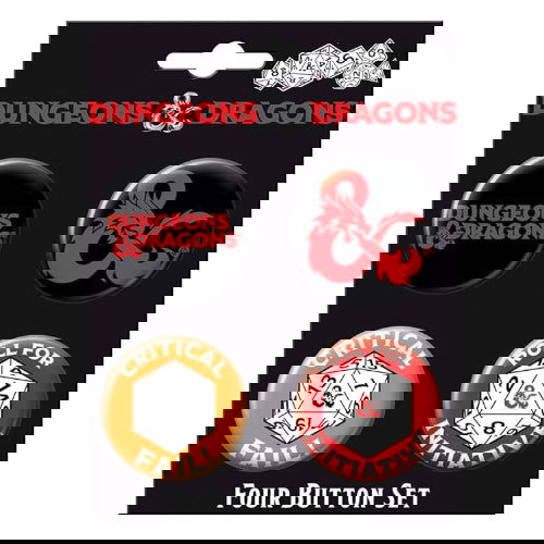 Dungeons & Dragons: Button Set 1 - Ata-Boy - The Vault