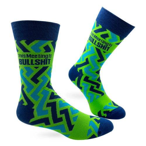EXPLICIT: This Meeting is BS - Naughty Crew Socks - The Vault