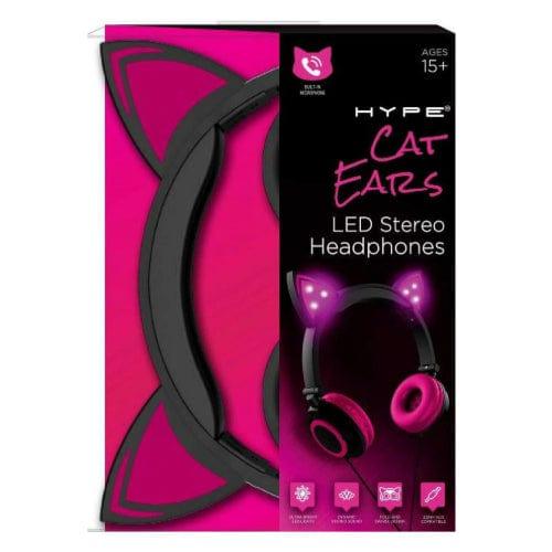 HYPE Cat Ears: Headphones - Pink - The Vault
