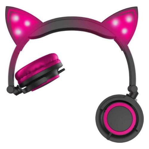 HYPE Cat Ears: Headphones - Pink - The Vault